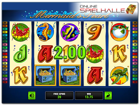 Novoline Mermaid's Pearl Freispielrunde